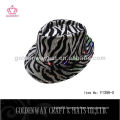 Zebra Stripe LED sequin hat